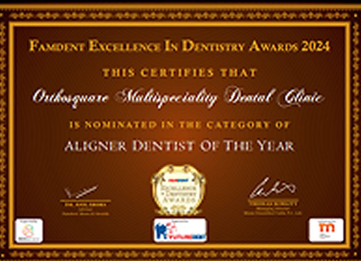 Famdent Excellence in Dentistry Awards 2024 - Aligner Dentist of the Year