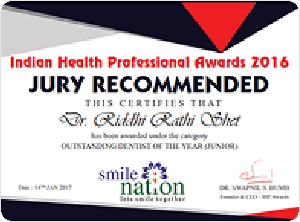 Indian Health Professional Awards 2016 - Jury Recommended