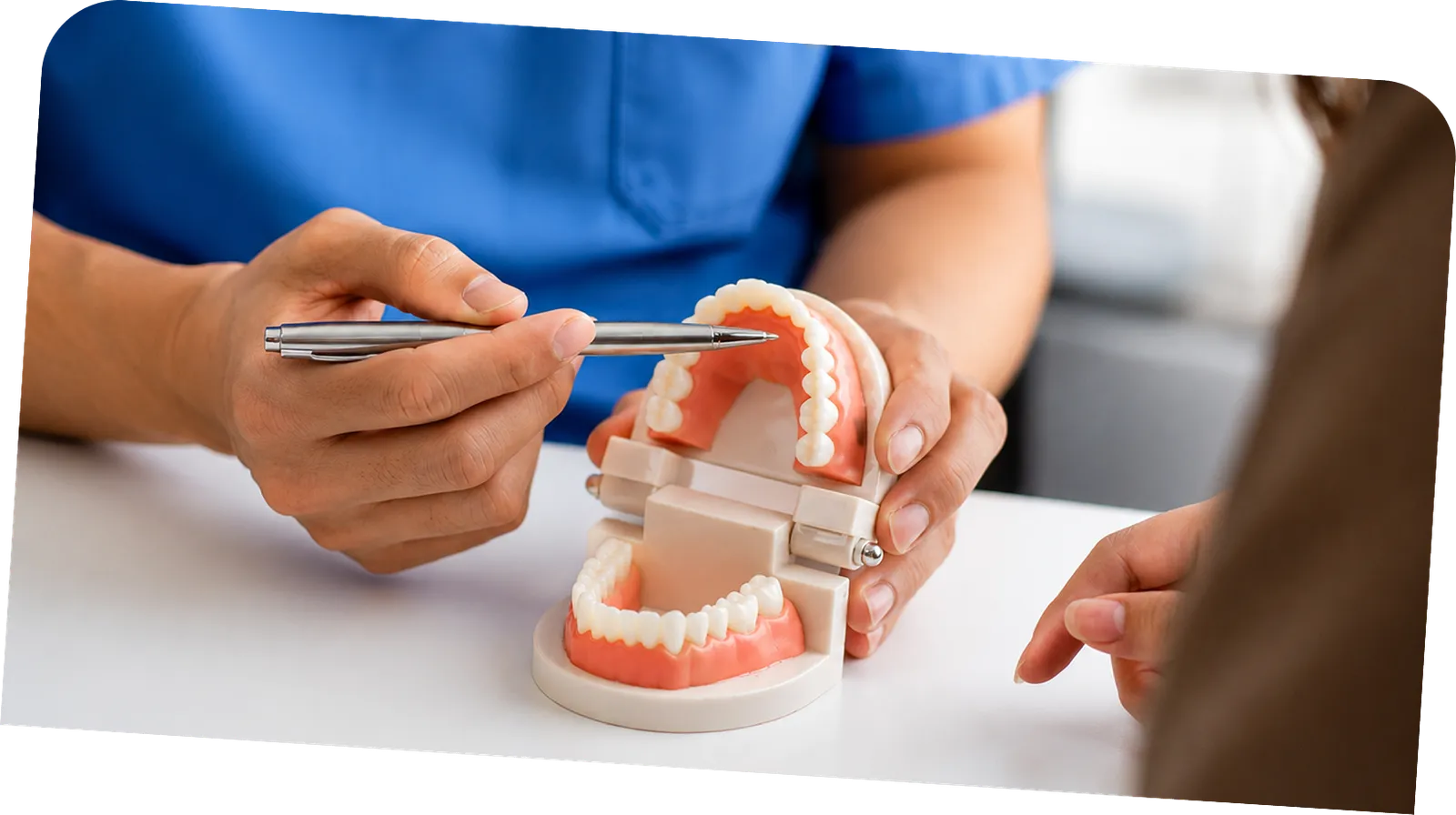 Examining your teeth and gums