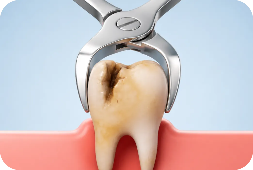 Comfortable tooth removal